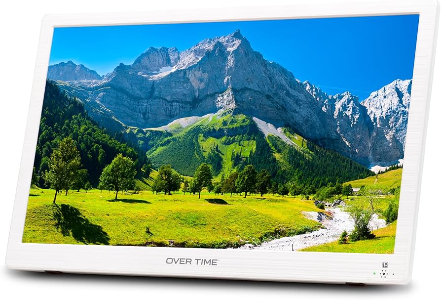 Amazon | OVERTIME 14インチ録画機能付きポータブルTV ホワイト OT