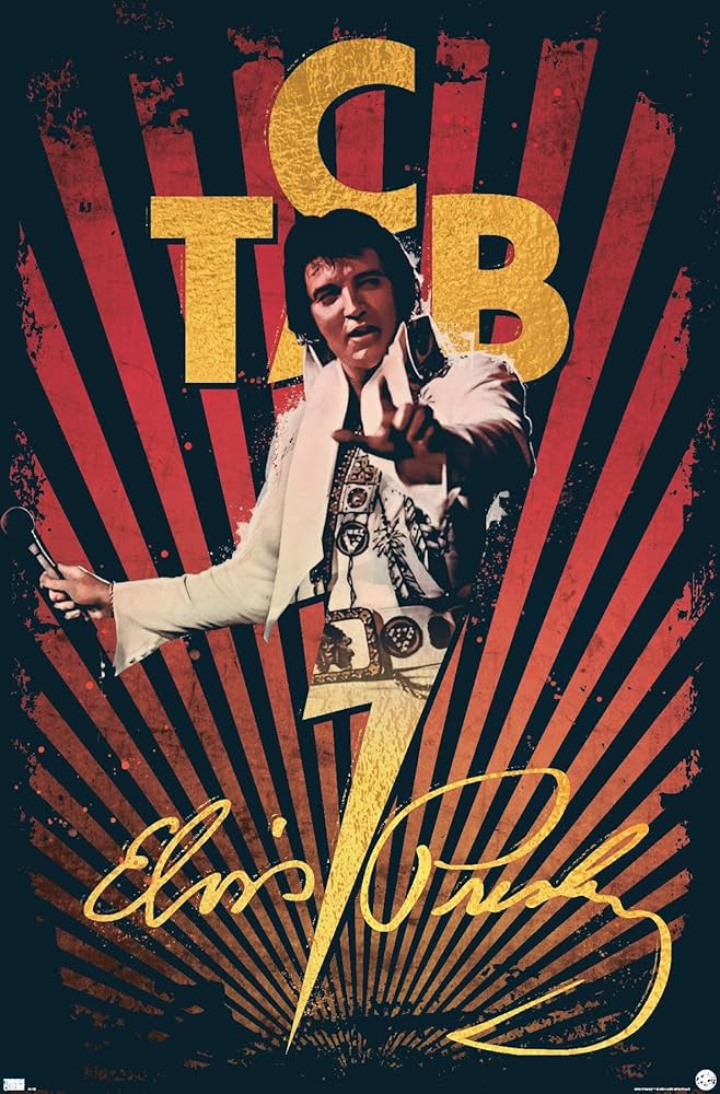 Amazon.co.jp: Trends International Elvis Presley - T.C.B. ウォール