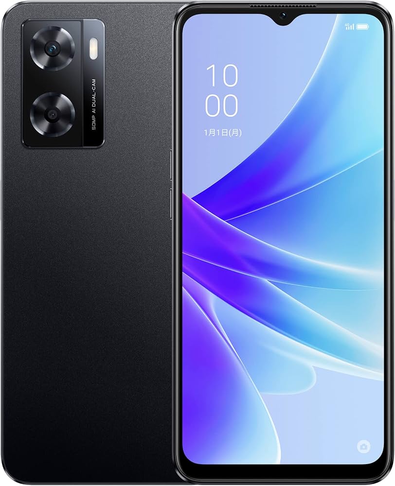 Amazon.co.jp: OPPO A77 ブラック CPH2385 docomo/au/SoftBank/Rakuten