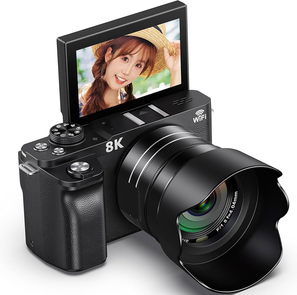 Amazon | デジカメ 8K 8800万画素 一眼レフカメラ WIFI転送機能 スマホ