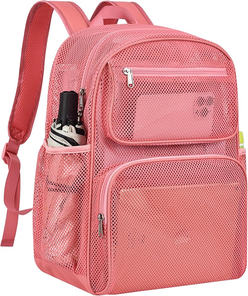 Amazon.co.jp: インナーコンパートメント付きメッシュバックパック