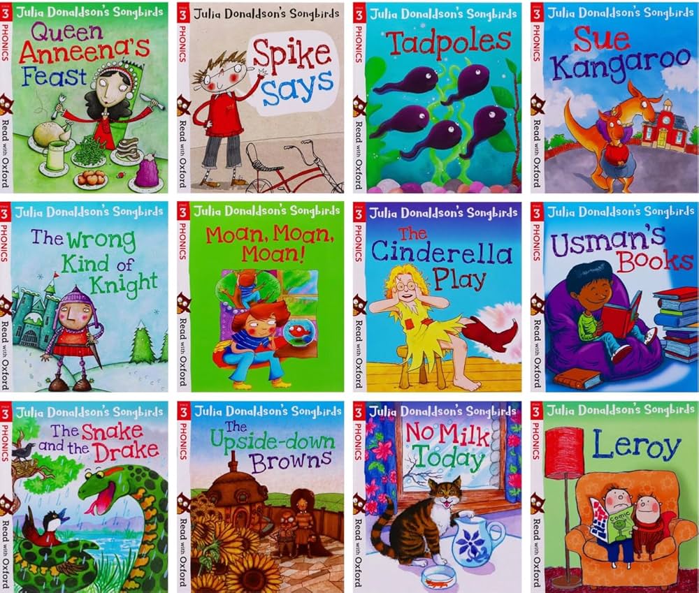 Julia Donaldson's Songbirds Read with Oxford Phonics 36 Books