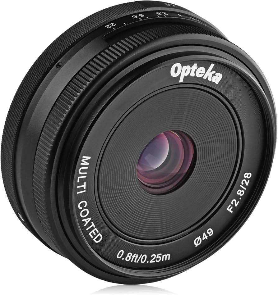 Amazon.com : Opteka 28mm f/2.8 HD MC Manual Focus Prime Lens