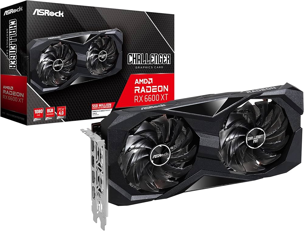 Amazon | ASRock グラフィックボード RX 6600 XT CLD 8GO AMD Radeon