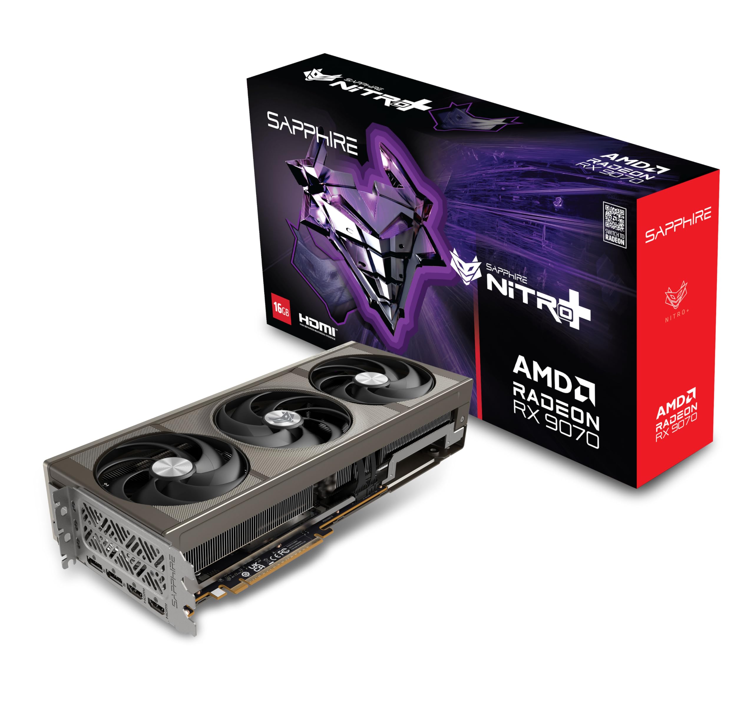 Sapphire Nitro+ AMD Radeon RX 9070 16GB GDDR6 Gaming GPU : Amazon
