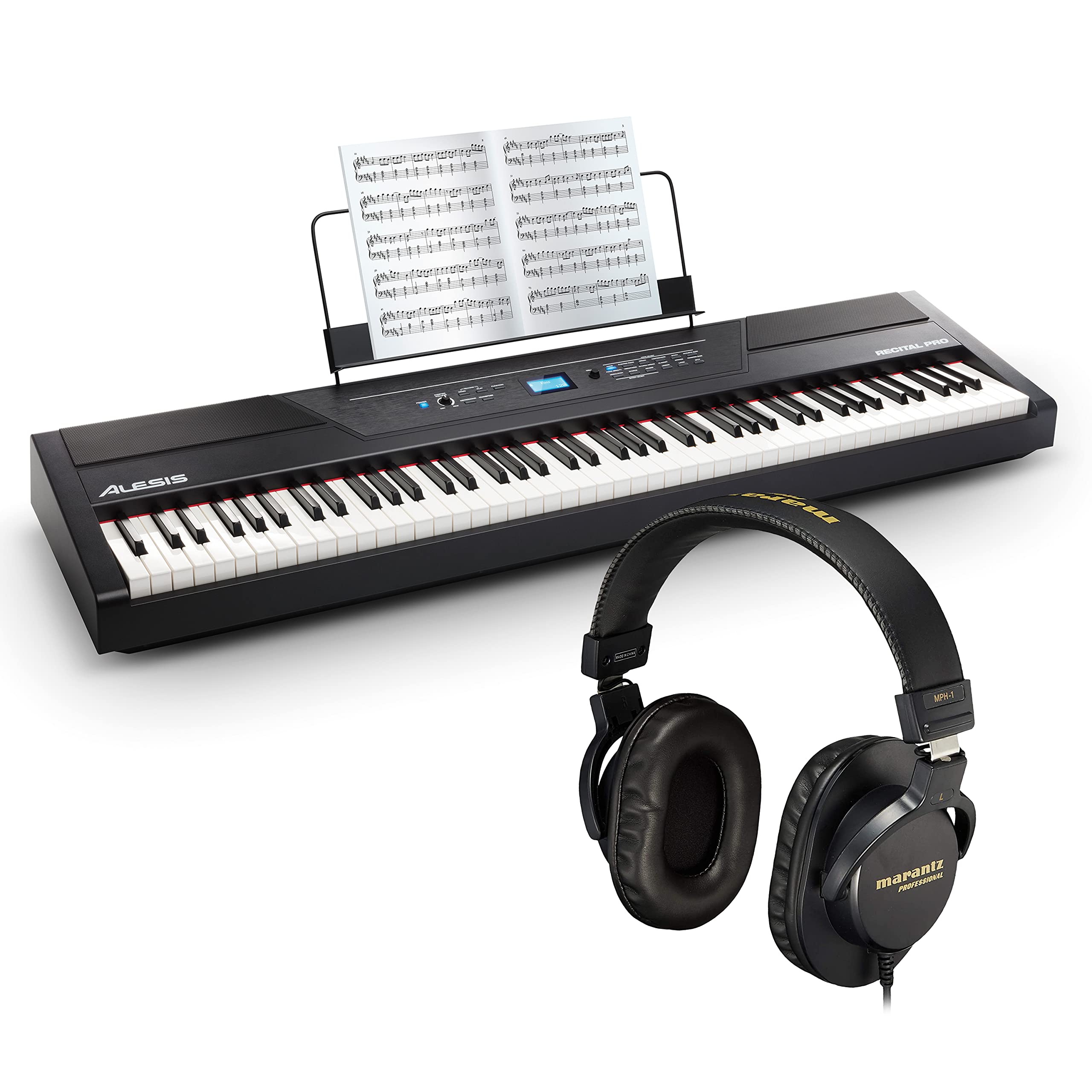 Amazon | Alesis 電子ピアノ 88鍵盤 ウェイティッドハンマーアクション