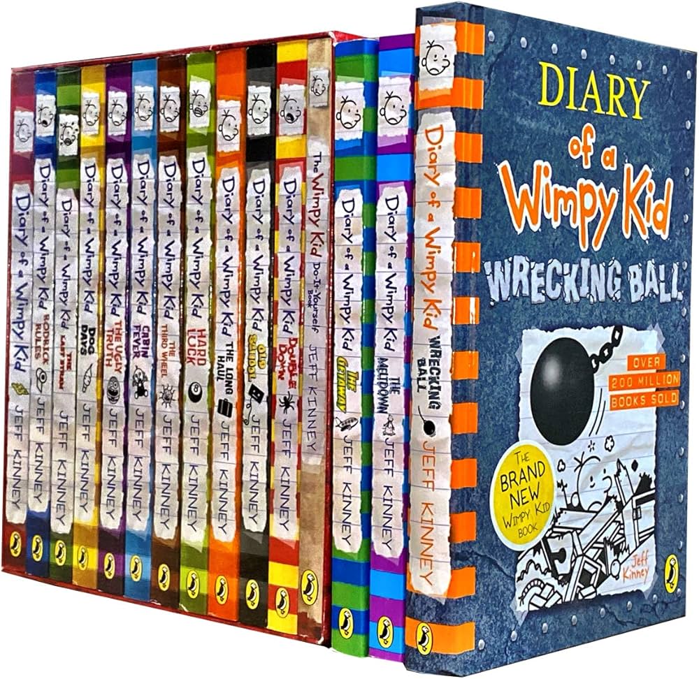 Amazon.com: Diary of a Wimpy kid Series 1 - 15 Books Collection