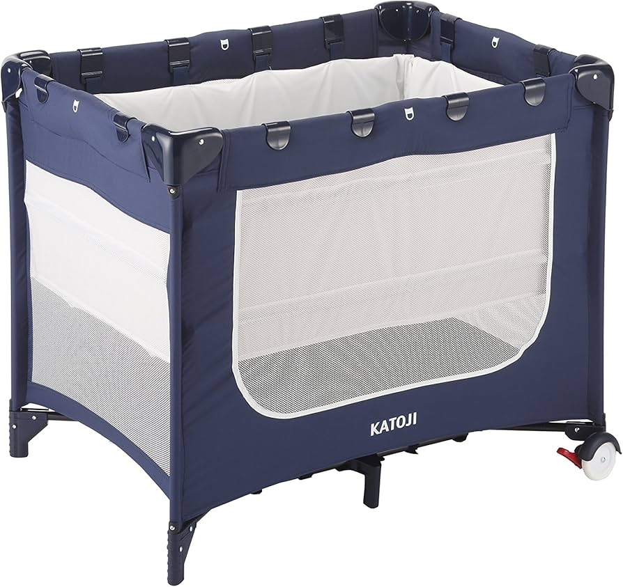 Amazon.co.jp: カトージ ポータブルベビーベッド おむつ替えテーブル付