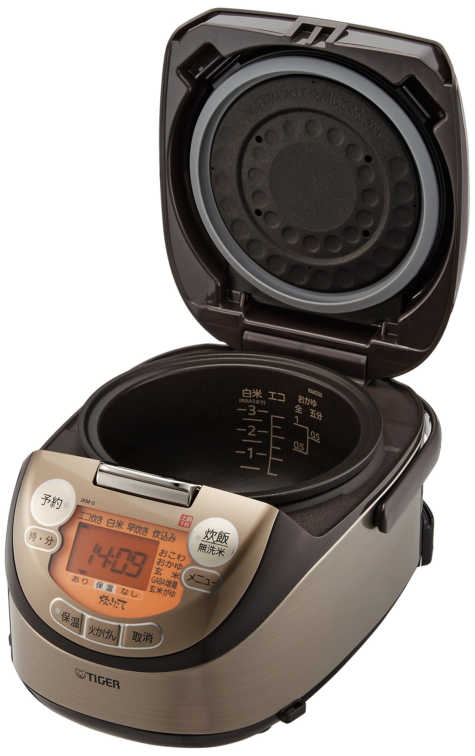 Amazon | タイガー 炊飯器 3合 土鍋 IH ブラウン 炊きたて ミニ 炊飯