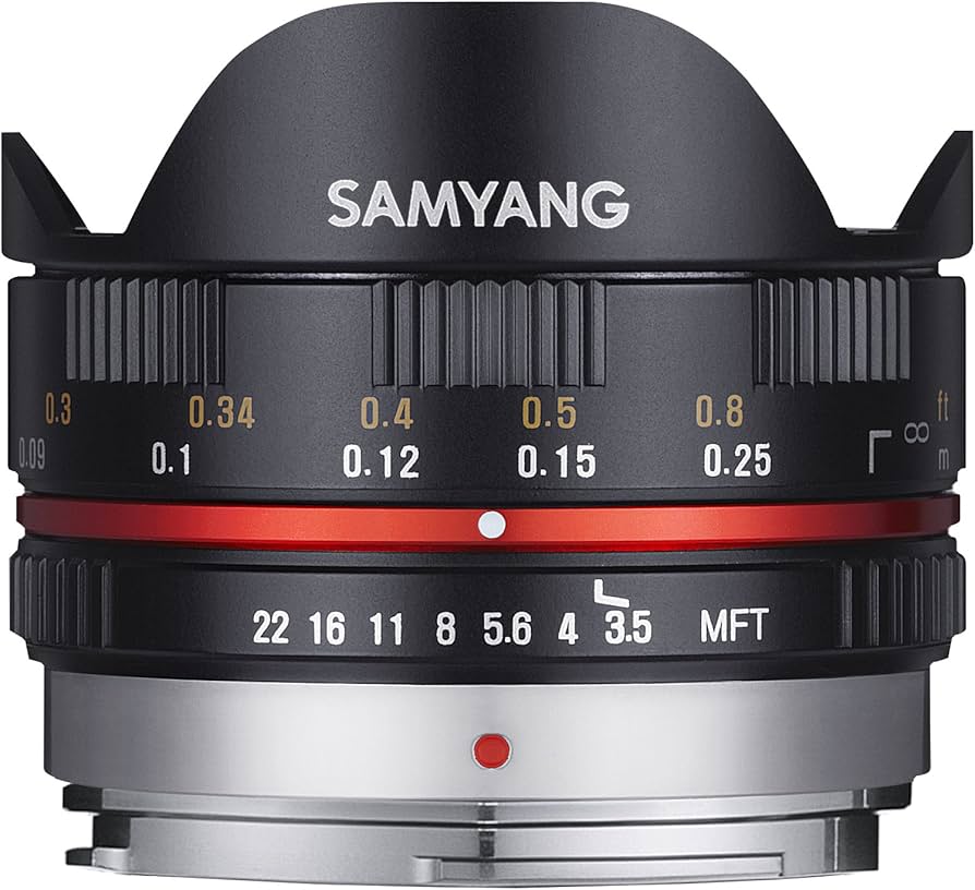 Amazon.com : Samyang 7.5 mm Fisheye F3.5 Manual Focus Lens for