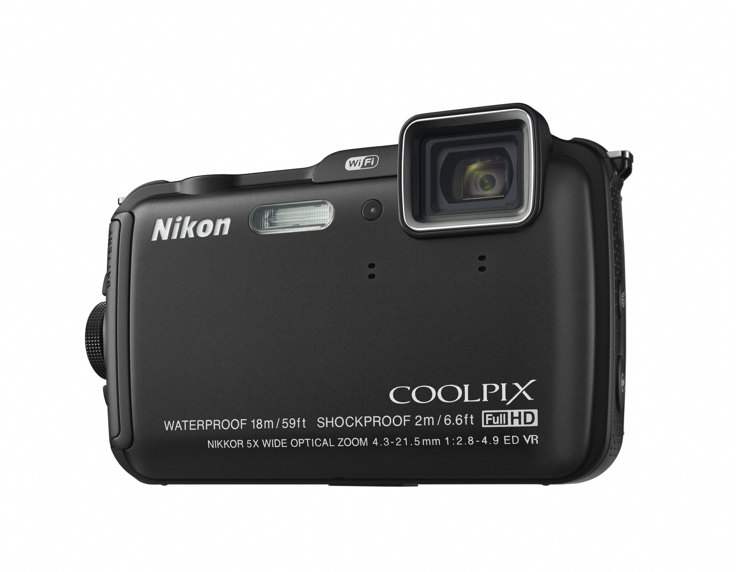 Amazon | Nikon デジタルカメラ AW120 防水 1600万画素 クールブラック