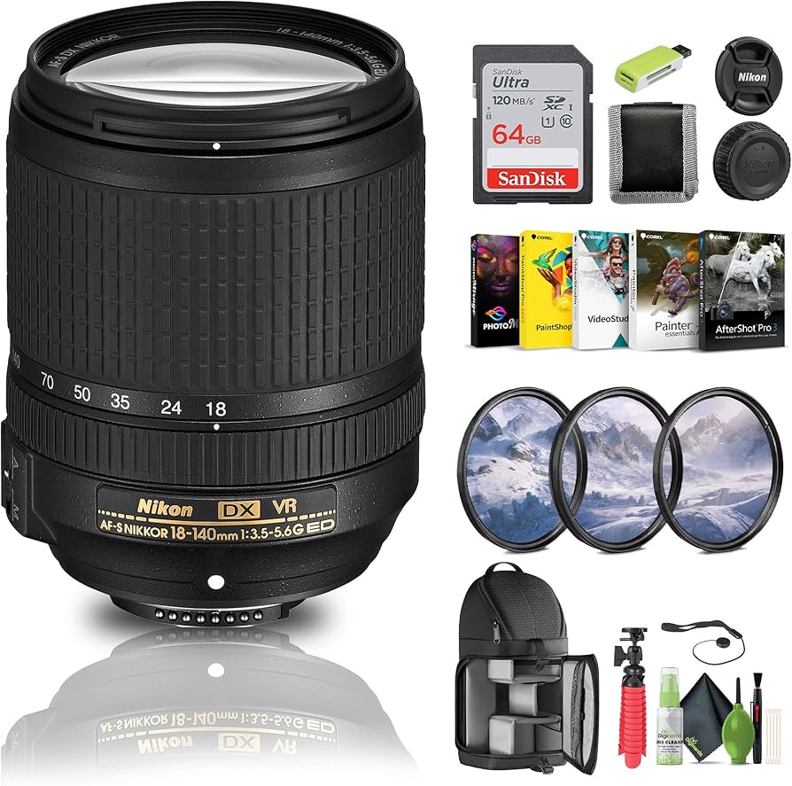 Amazon.com : Nikon - AF-S DX NIKKOR 18-140mm f/3.5-5.6G ED VR Zoom