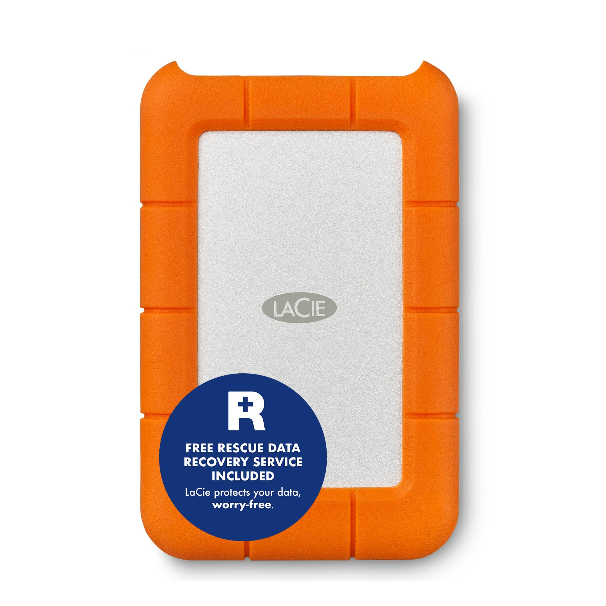 LaCie Rugged USB-C 5TB, Portable External Hard Drive, for PC Mac
