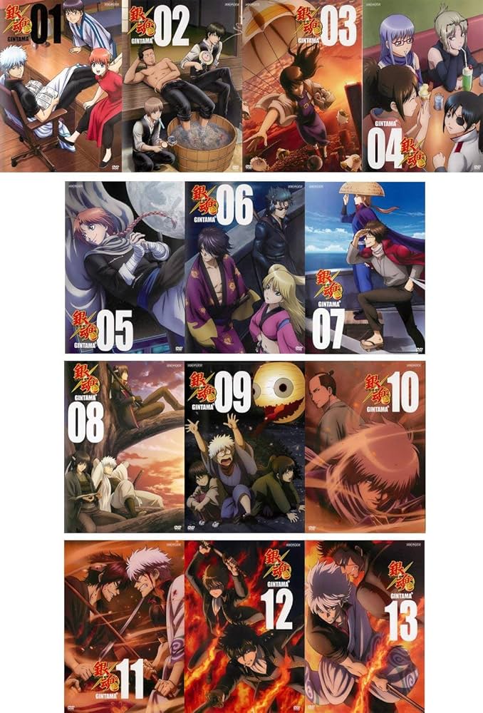 Amazon.co.jp: 銀魂゜ [レンタル落ち] 全13巻セット [マーケット