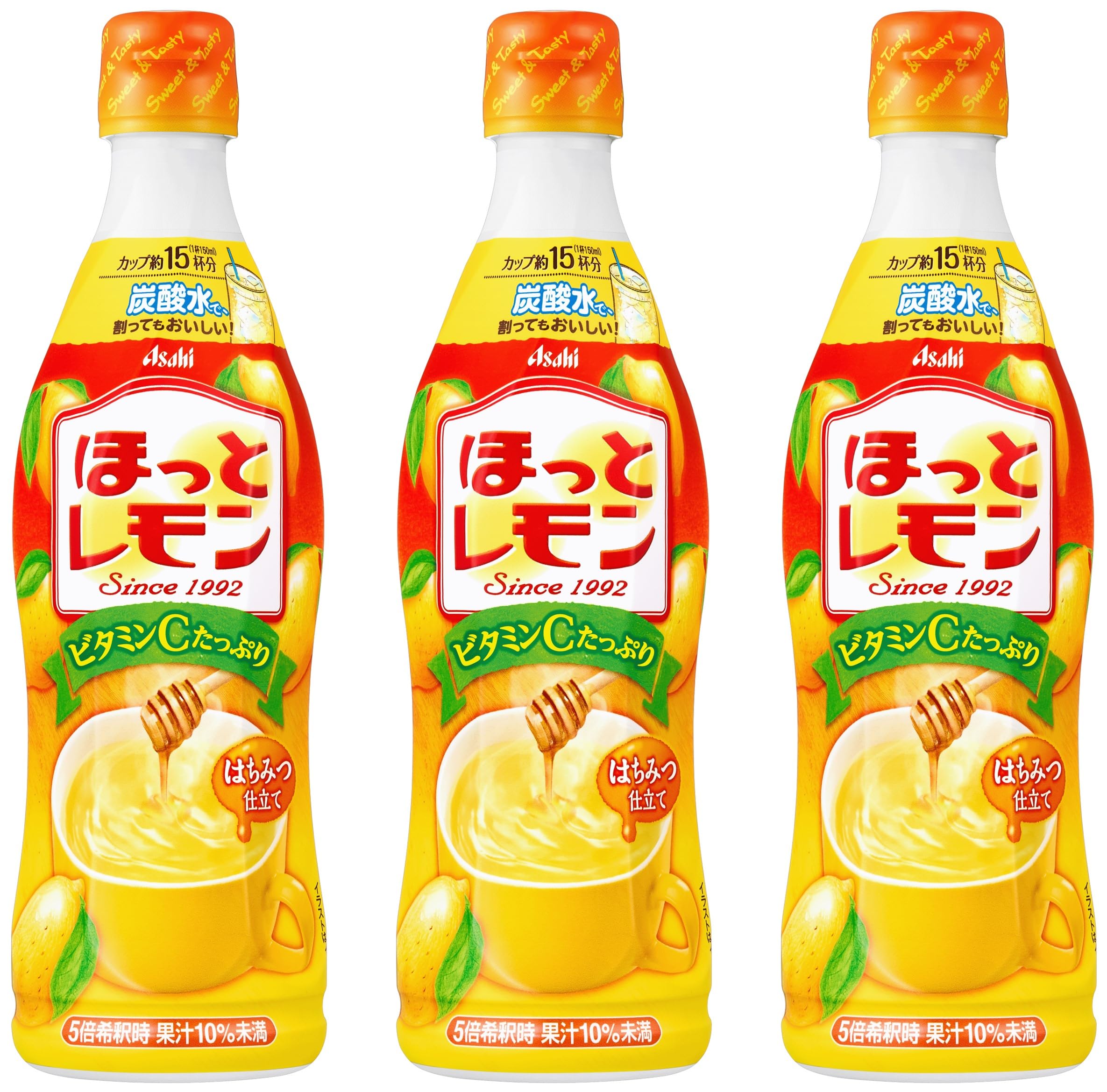 Amazon.co.jp: アサヒ飲料 ほっとレモン 470ml×3本 [希釈用] : 食品
