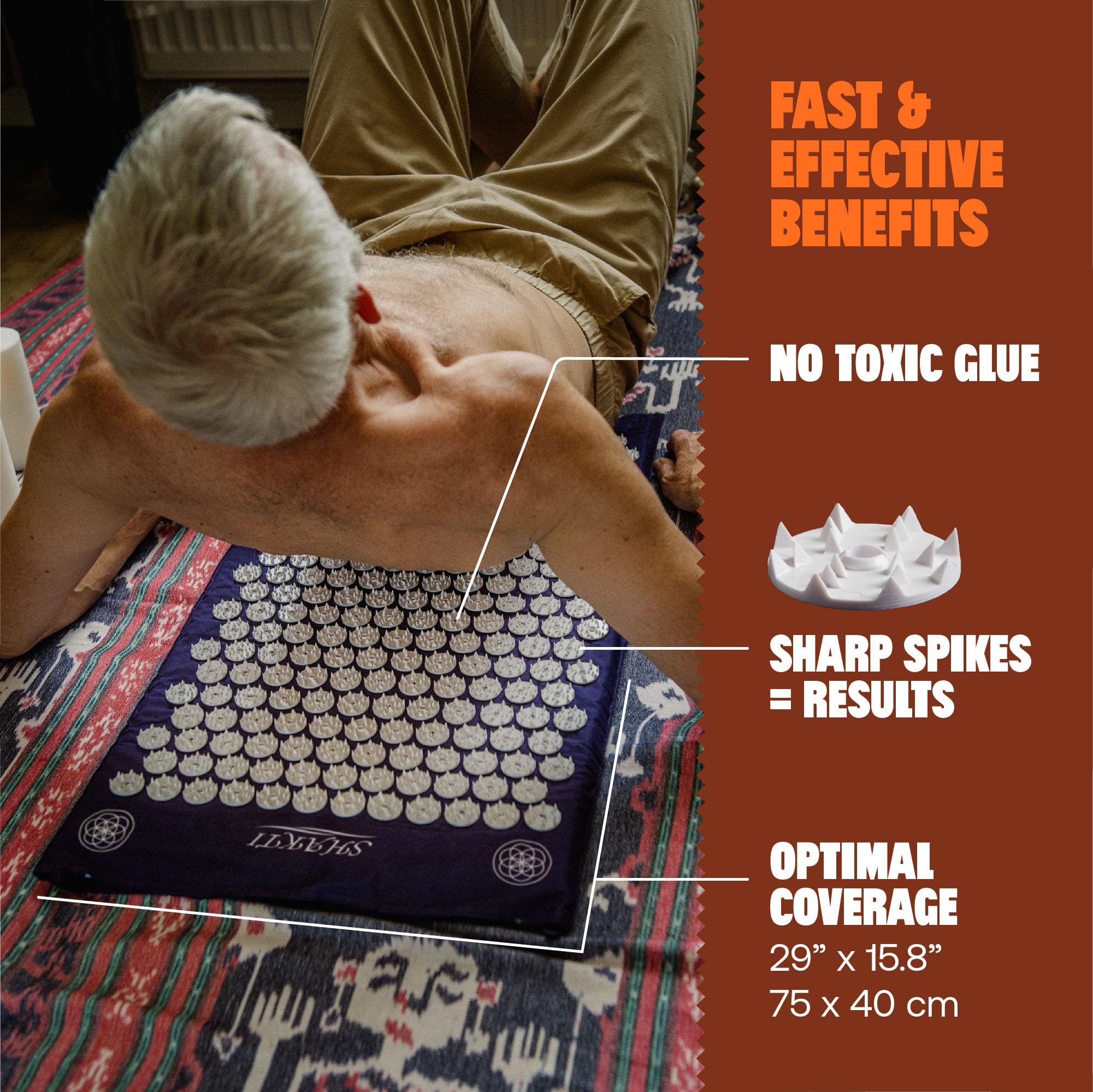 Amazon.com: ShaktiMat Classic Acupressure Mat Advanced Intensity