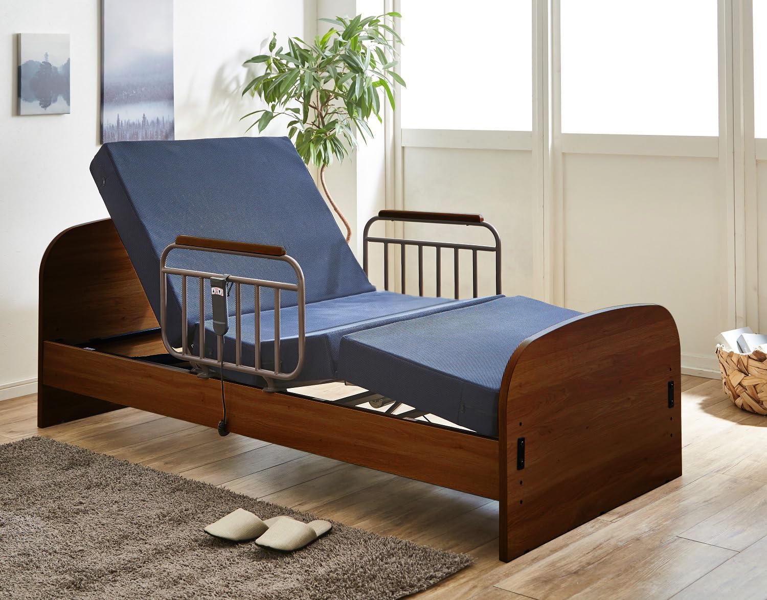 Amazon.co.jp: 電動ベッド 介護ベッド 電動 介護用ベッド 頑丈