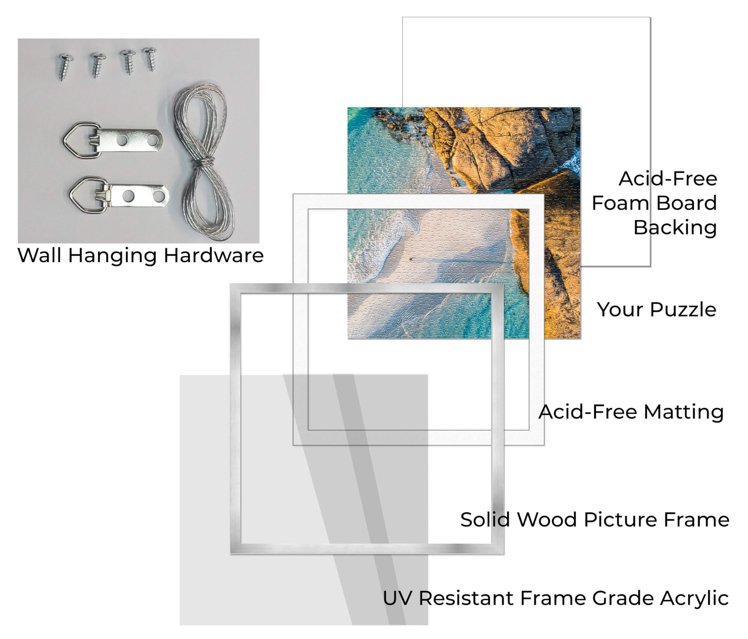 Amazon.co.jp: ポスター Palooza 16x20 ジグソーパズルフレームキット