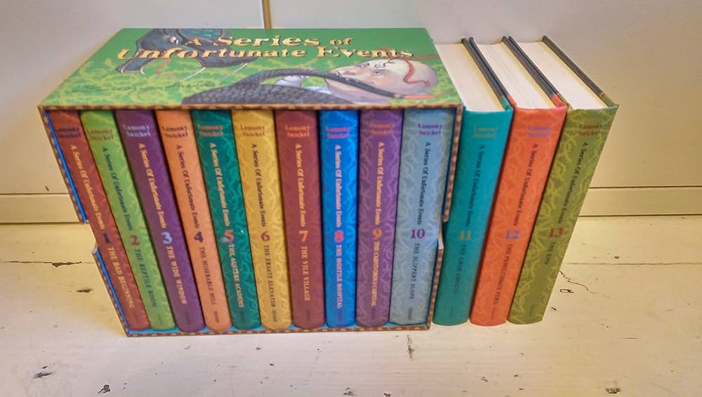 A Series of Unfortunate Events New Cover Collection - 13 books