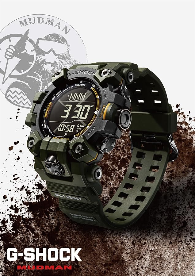 Casio GW-9500-1JF [G-Shock Master of G Series MUDMAN Triple Sensor