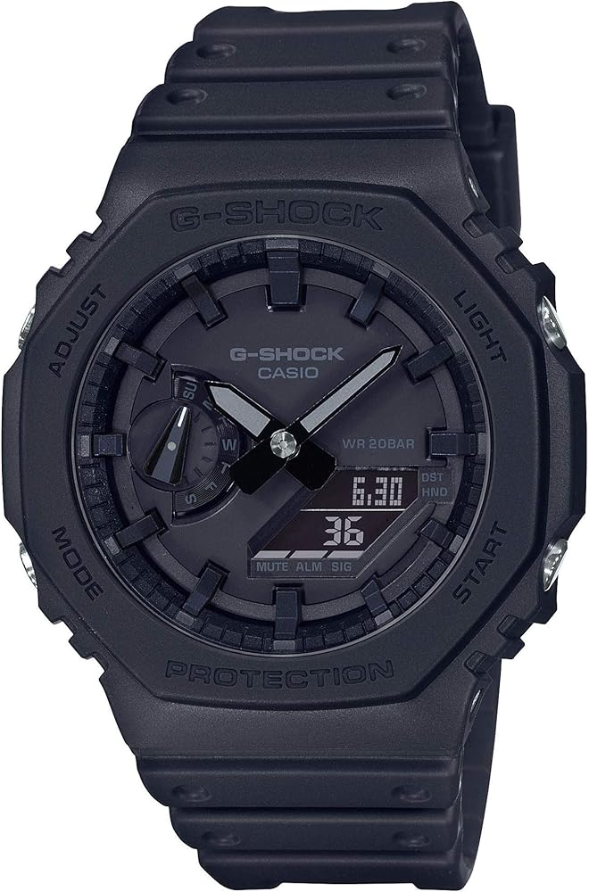 Amazon.com: G-Shock GA-2100-1A1 Black One Size : Clothing, Shoes