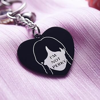 Melix Home Gothic Keychain Gifts for BFF Daughter Teen Girls Heart