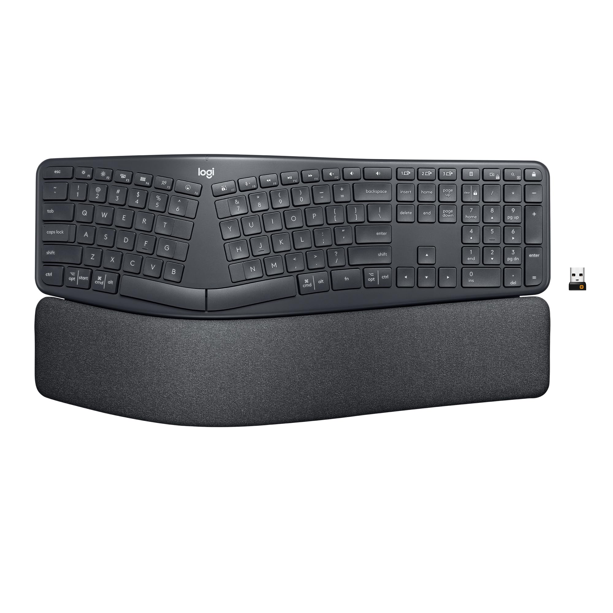 Amazon | Logitech Ergo K860 Wireless Ergonomic Keyboard with Wrist