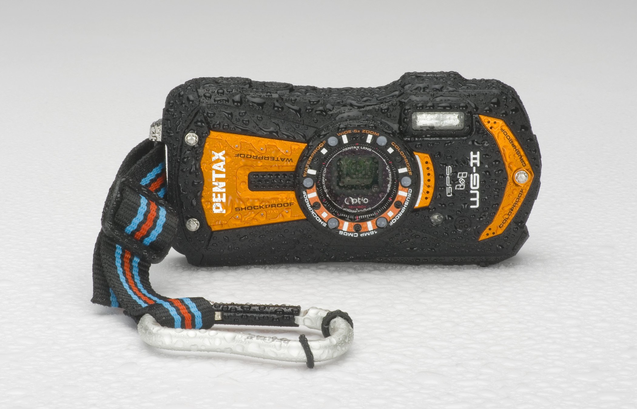 Amazon.com : Pentax Optio WG-2 GPS Orange Adventure Series 16 MP