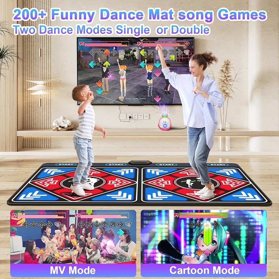 Amazon.com: YRPRSODF Dance Mat for Kids and Adults,Double Dance