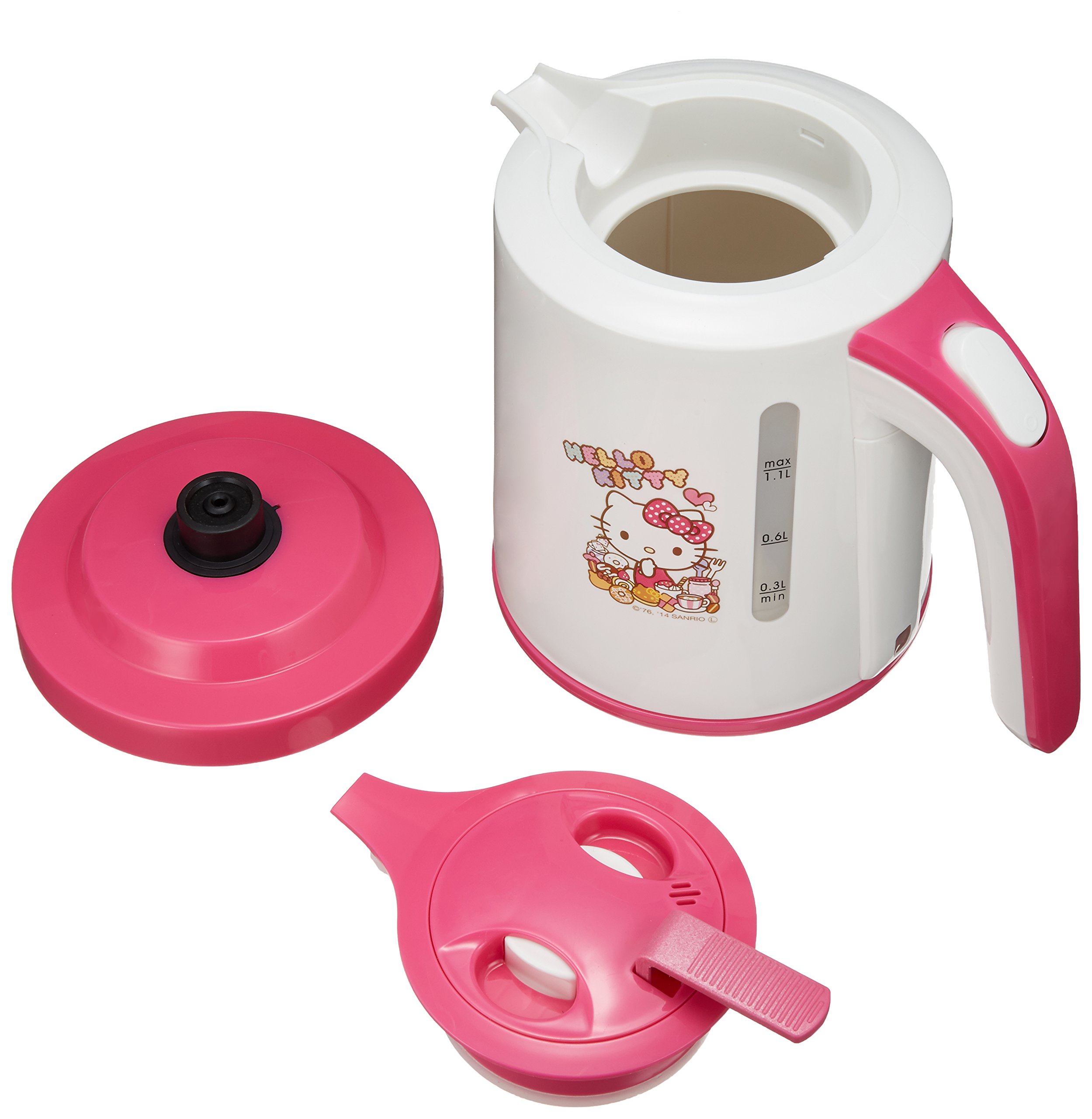 Amazon | 「ハローキティ」電気ケトル1.1L KT-154 | タマハシ