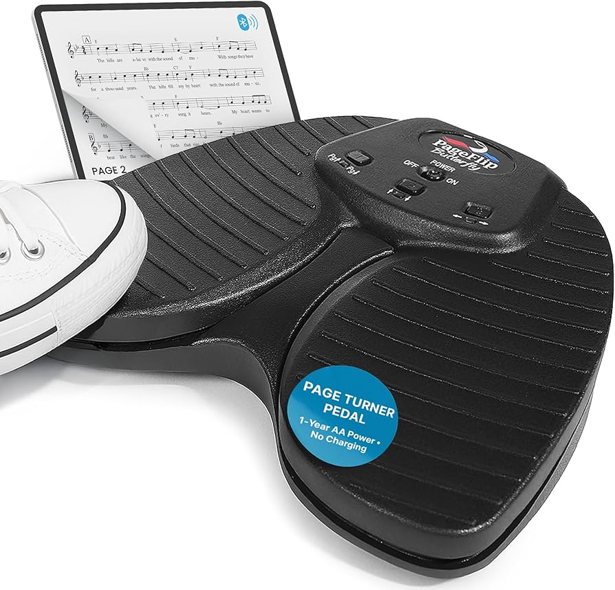 Amazon.com: PageFlip Butterfly 藍牙翻頁器踏板– 靜音、堅固的腳踏板