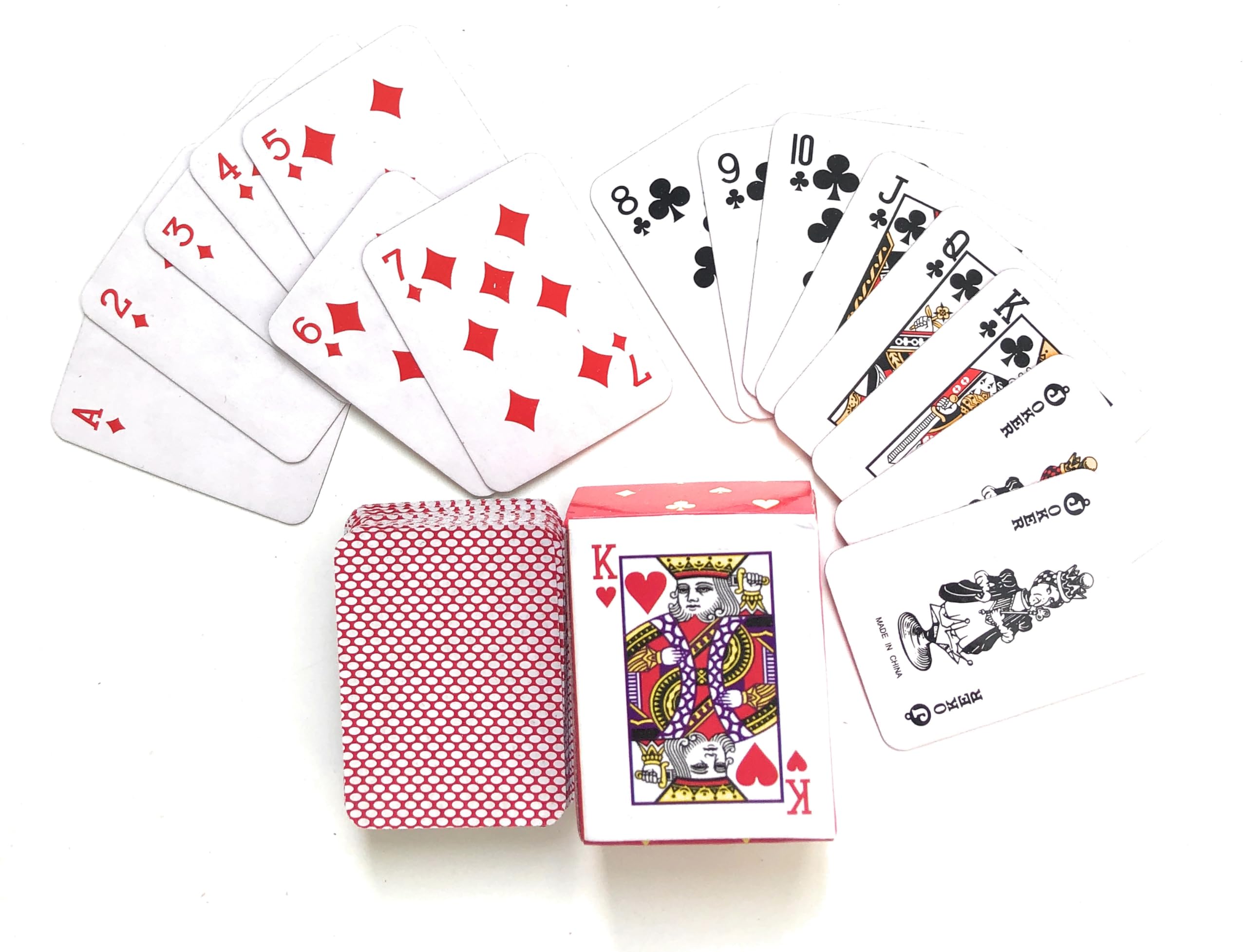 Amazon.co.jp: ノーブランド品ミニトランプ2個入トランプ可愛い小さい