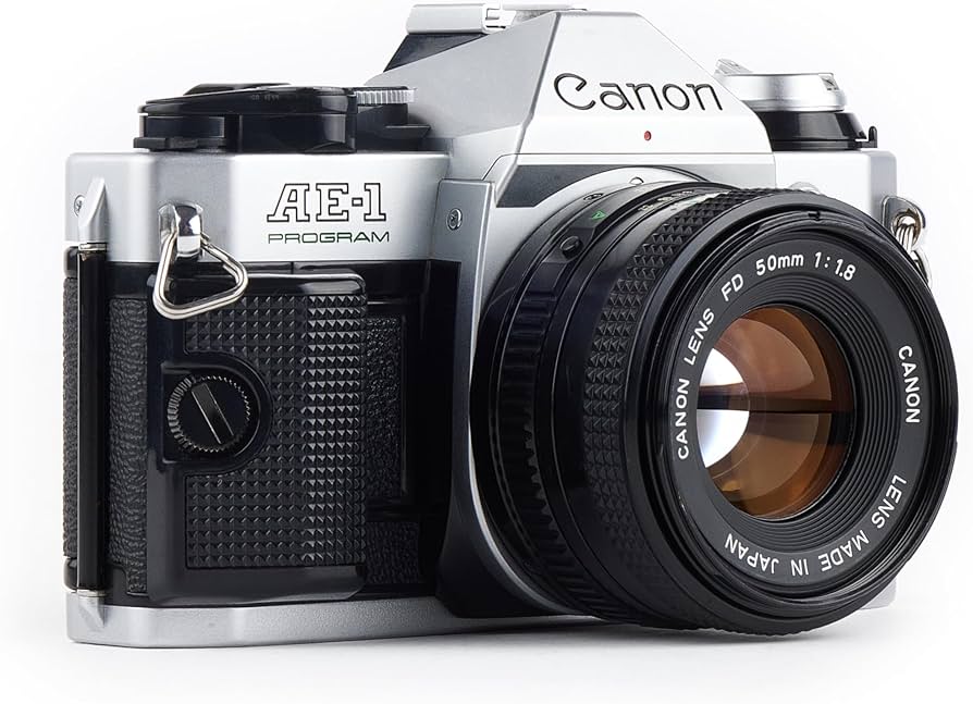 Amazon.com : Canon AE-1 Program 35mm SLR Film Camera Kit 50mm MF