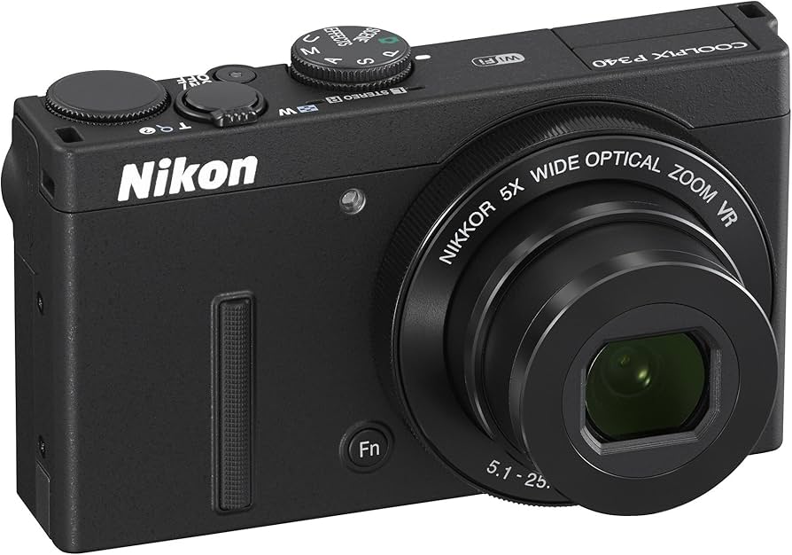 Amazon.com : Nikon COOLPIX P340 Digital Camera (Black) : Electronics
