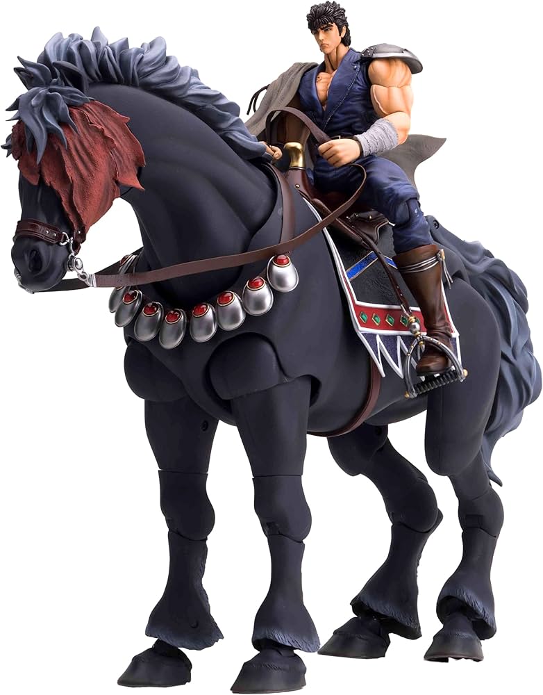 Amazon.co.jp: 北斗の拳 ケンシロウ&黒王号200X : ホビー