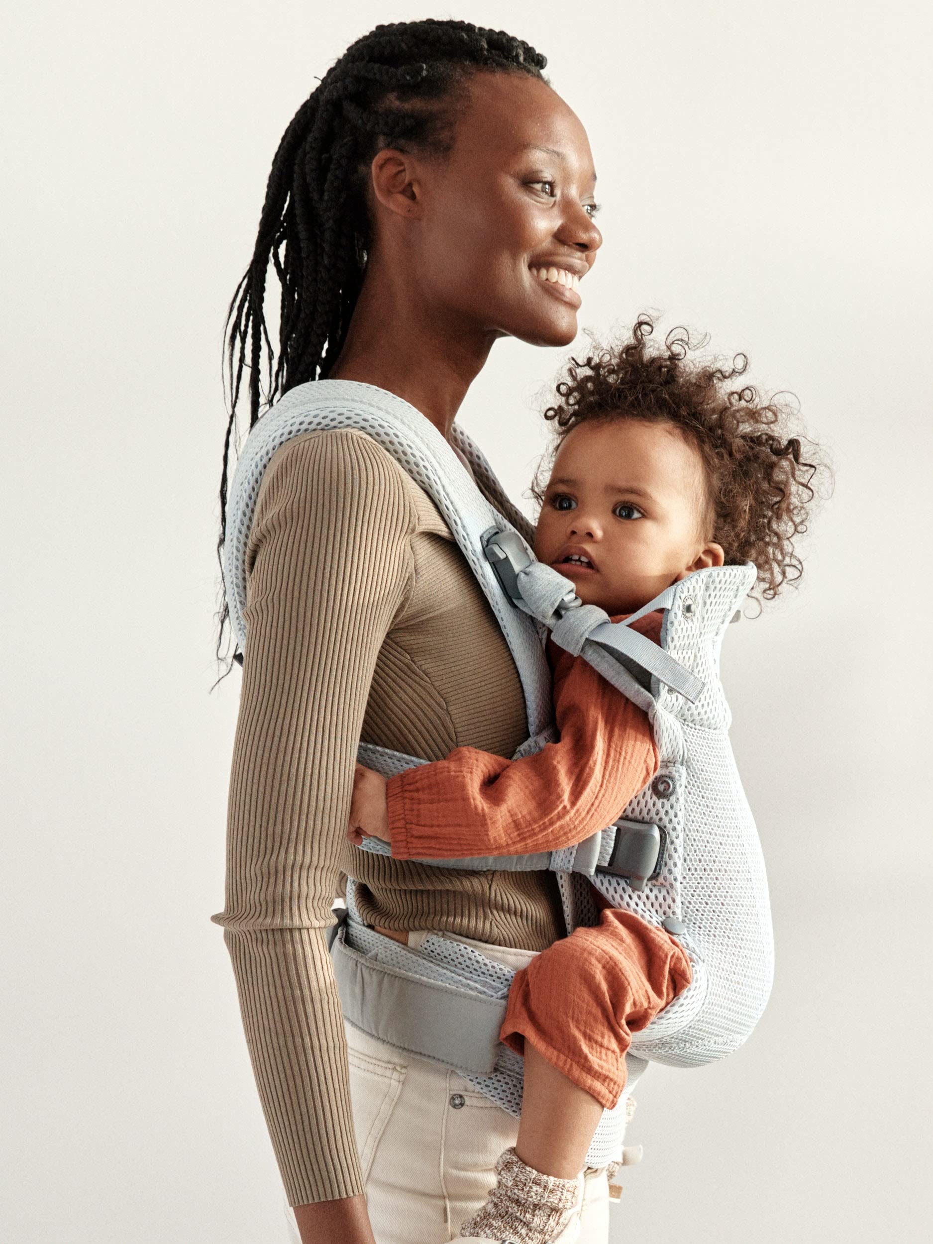 新品未使用品BABY BABY CARRIER HARMONY Airy meshシルバー CARRIER
