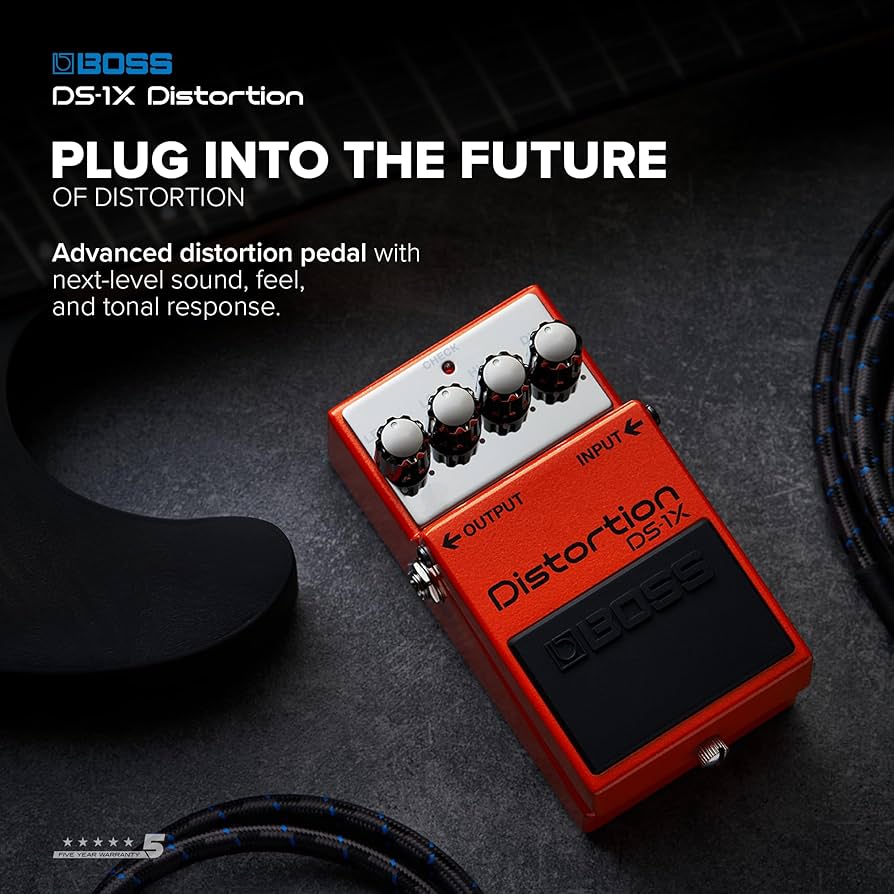 Amazon.com: BOSS DS-1X Distortion | Advanced Guitar Effect Pedal