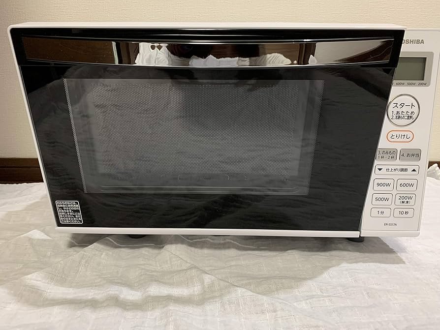 Amazon | 東芝 ER-SS17A ホワイト [単機能電子レンジ(17L) 縦開き