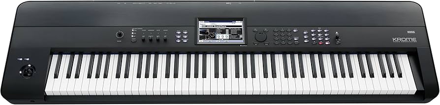 Amazon.co.jp: KORG キーボードシンセサイザー KROME-88 クローム 88鍵