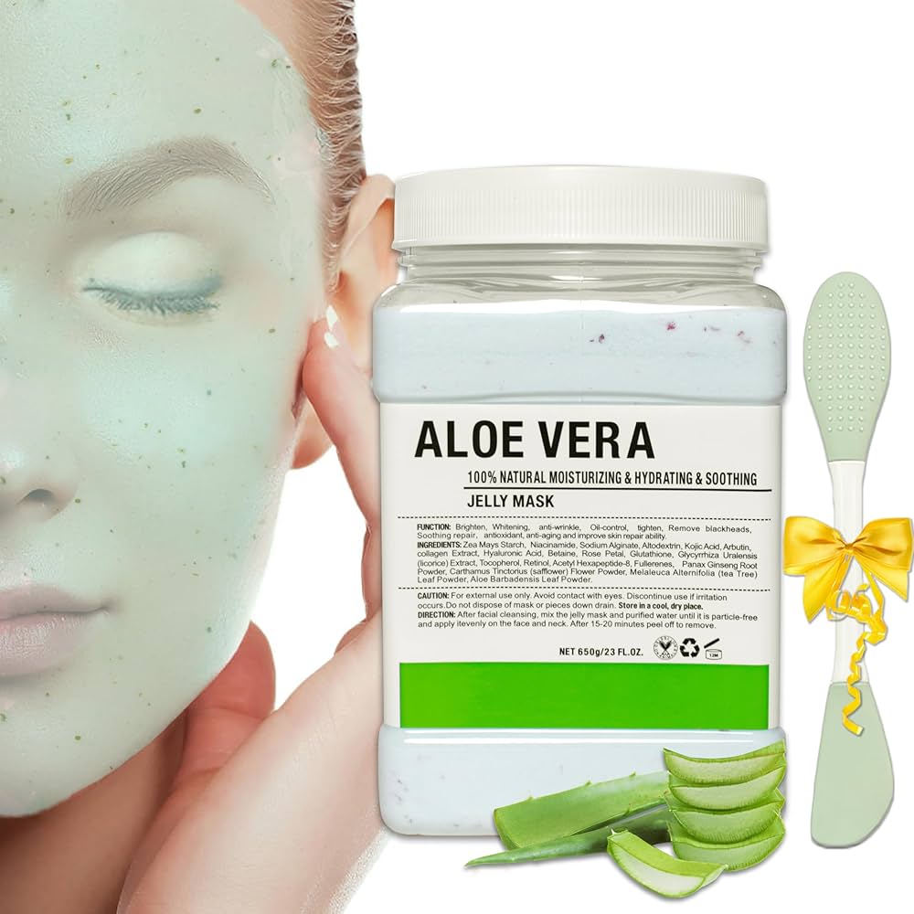 Amazon.com : Ouhans Jelly Mask Powder for Facials, Aloe Vera Jelly