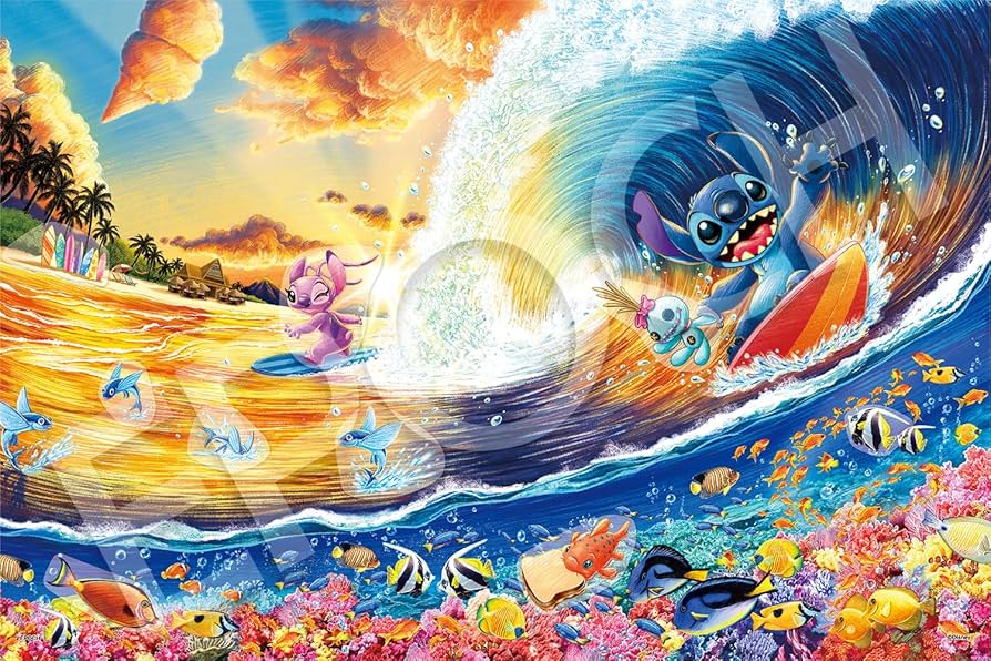 Amazon | エポック社 1000ピース ジグソーパズル ディズニー Stitch