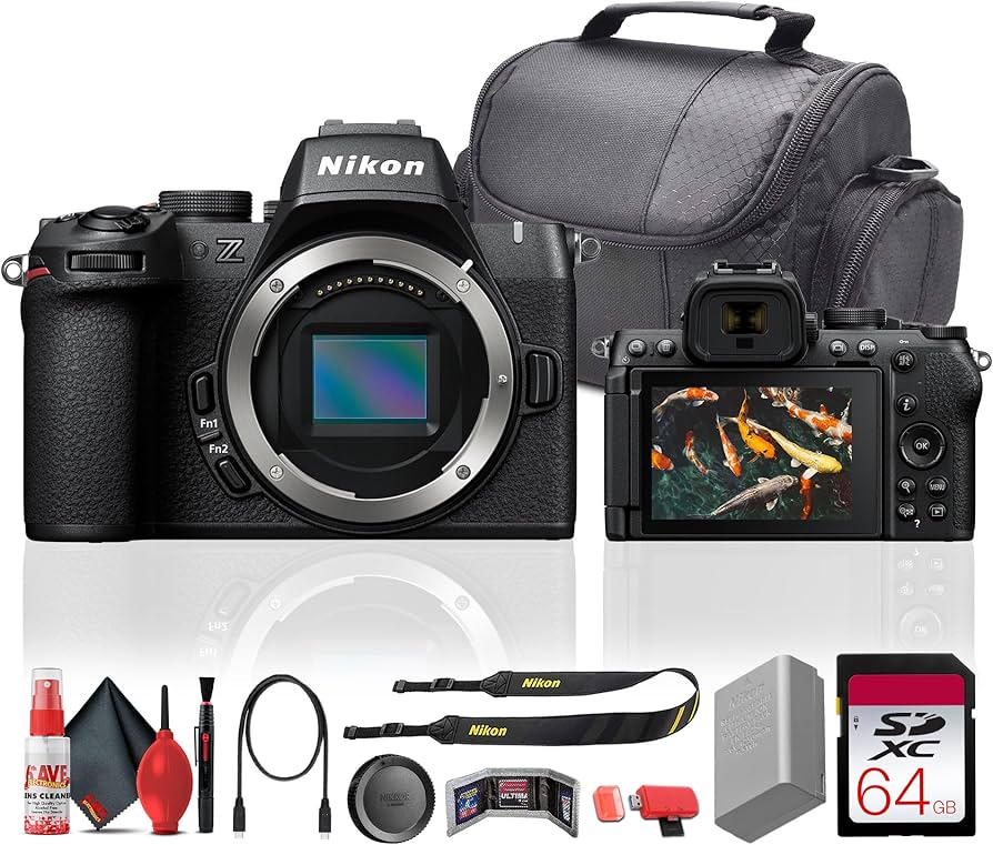 Amazon.com : Nikon Z50II Mirrorless Camera Body Bundle with 64GB