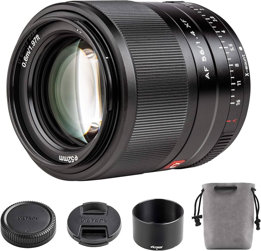 Amazon.com : Viltrox 56mm F1.4 Autofocus Lens for Fuji,Large