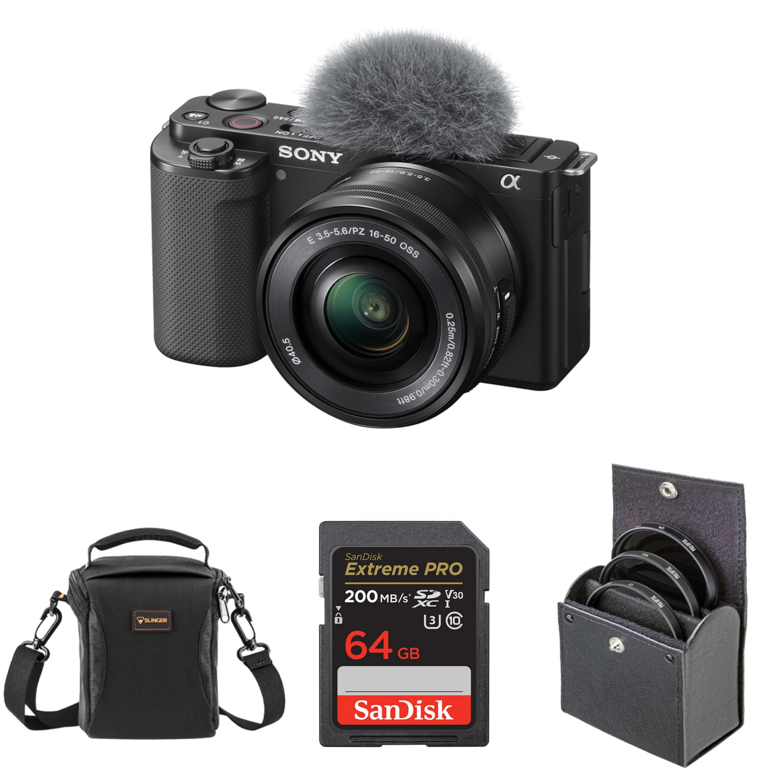 Amazon.com : Sony ZV-E10 APS-C Mirrorless Camera with E PZ 16-50mm