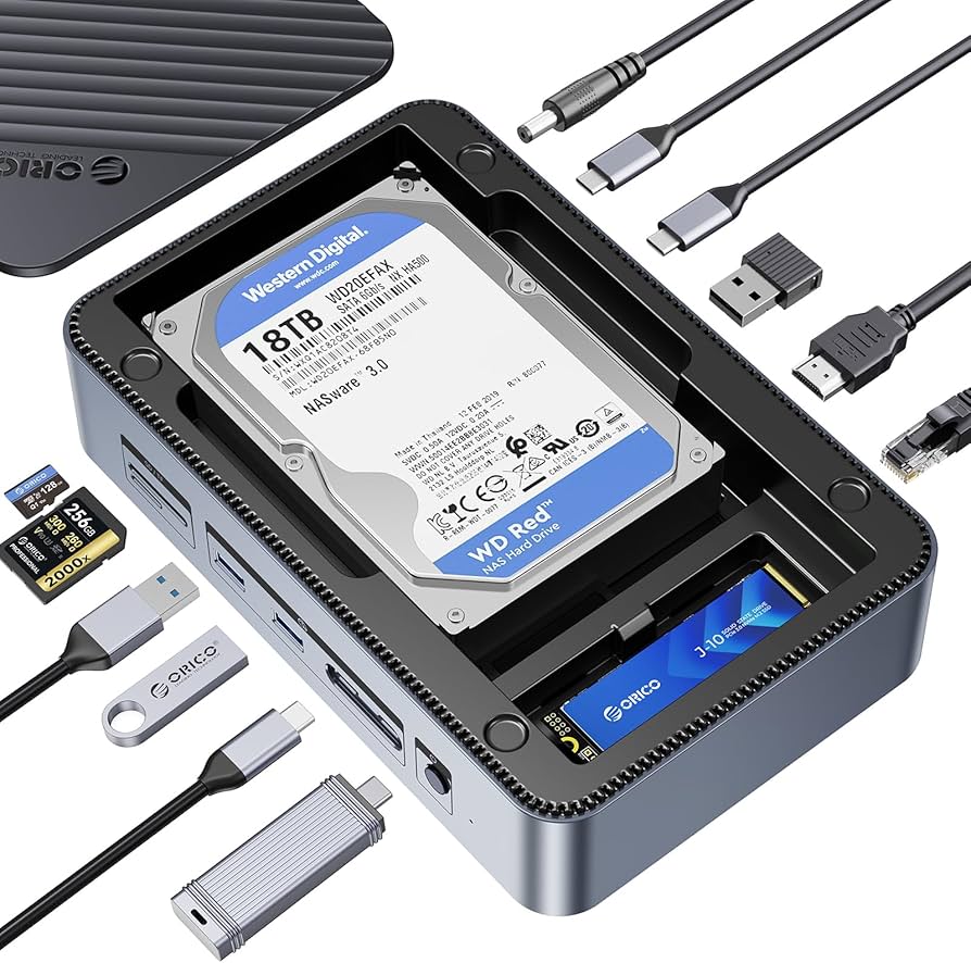 Amazon.co.jp: ORICO 12-in-1 USB-C ドッキングステーション & SSD