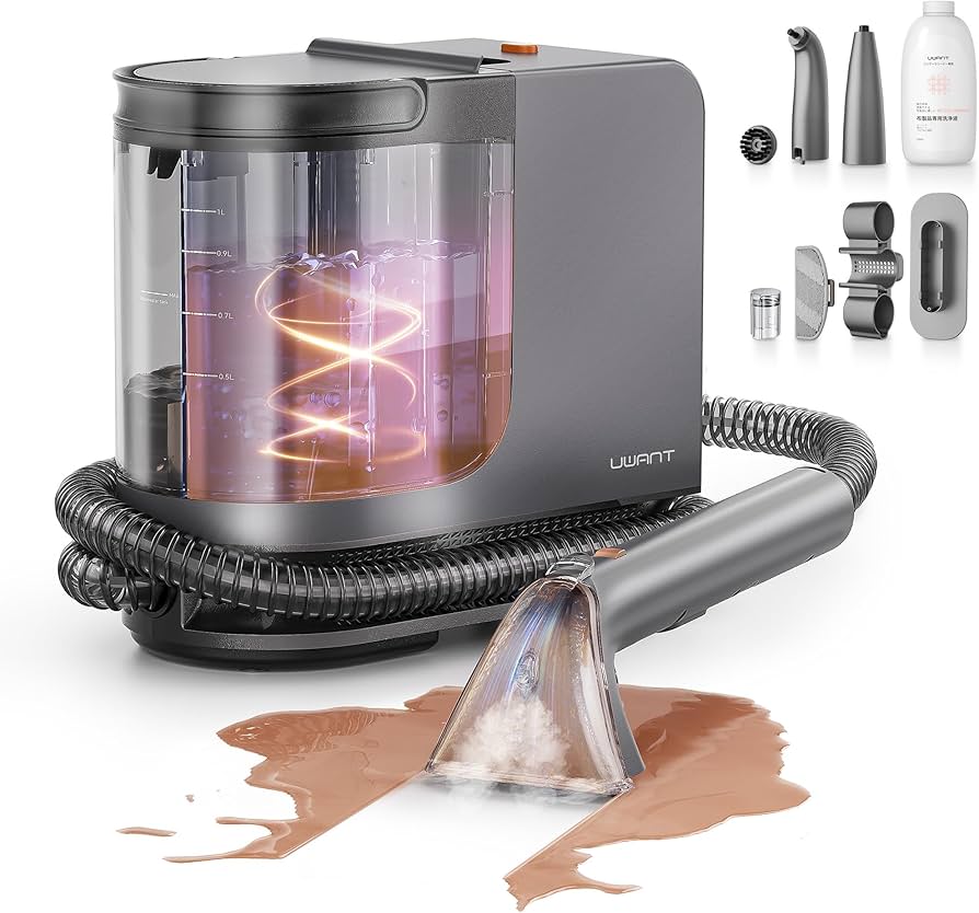 Amazon | uwant B400スチームクリーナー【100℃蒸気&60℃加熱&18000Pa超