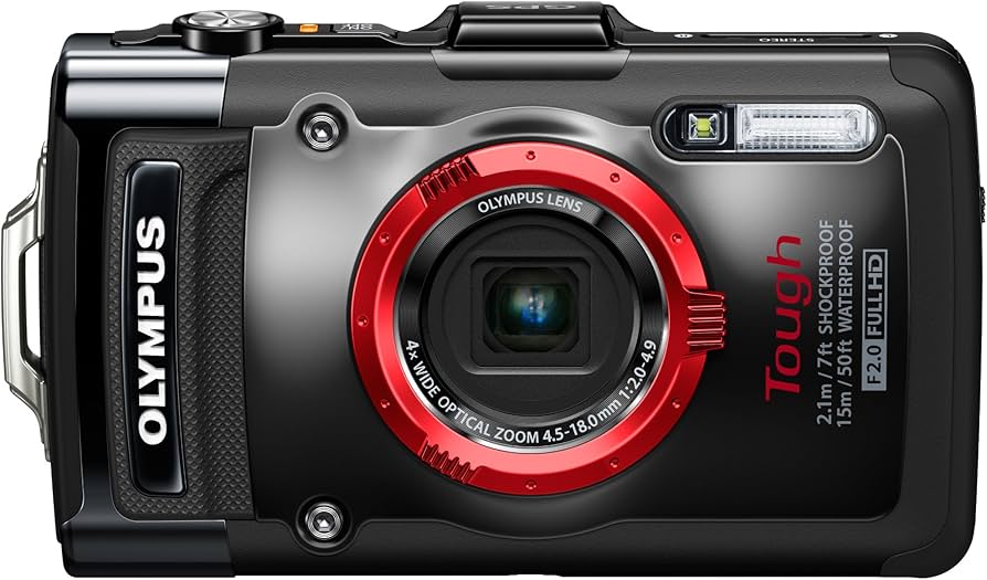 Amazon.com : OM SYSTEM OLYMPUS TG-2 iHS Digital Camera (Black