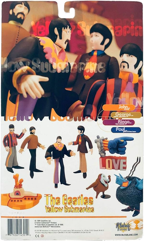 Amazon.com: Beatles The Yellow Submarine JOHN LENNON with Jeremy 8