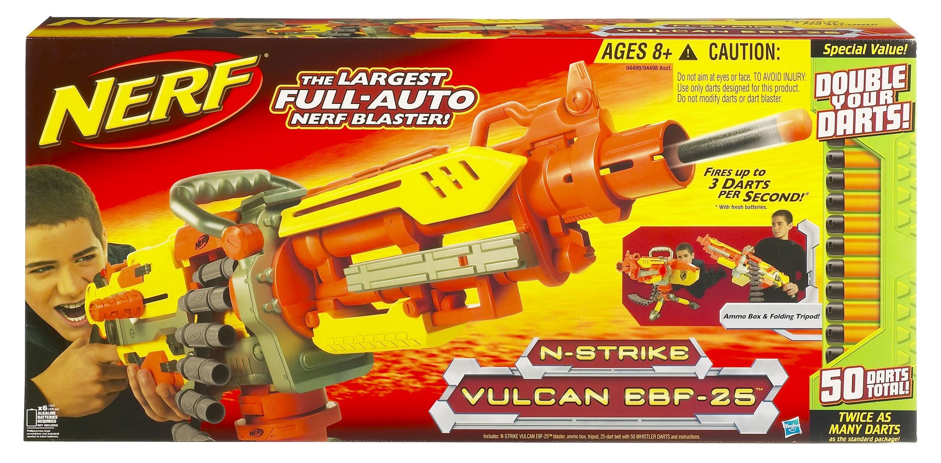 Amazon.co.jp: Nerf N-Strike バルカン EBF-25 ダーツブラスター