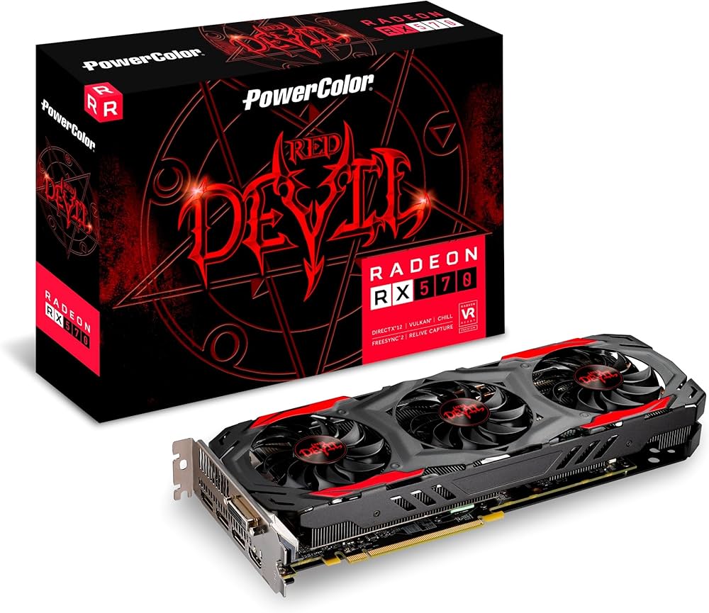 Amazon | PowerColor ビデオカード AMD RADEON RX570搭載 AXRX 570